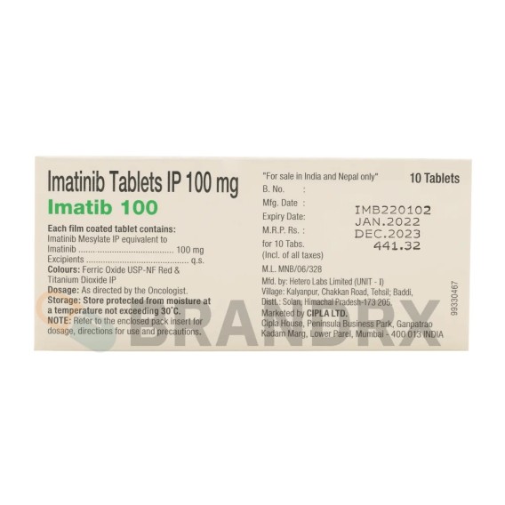 Imatib 100 mg Cipla