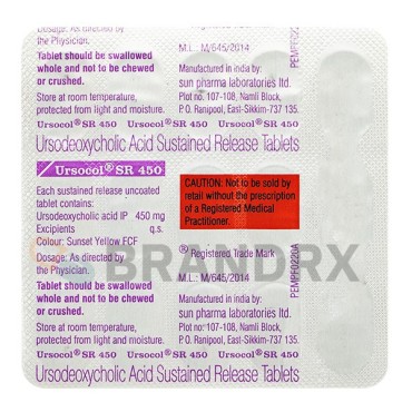 Ursocol SR 450 mg Sun Pharmaceuticals Industries