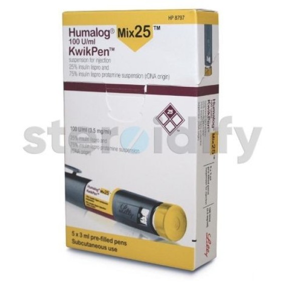 Humalog kwikpen mix 25 Lilly